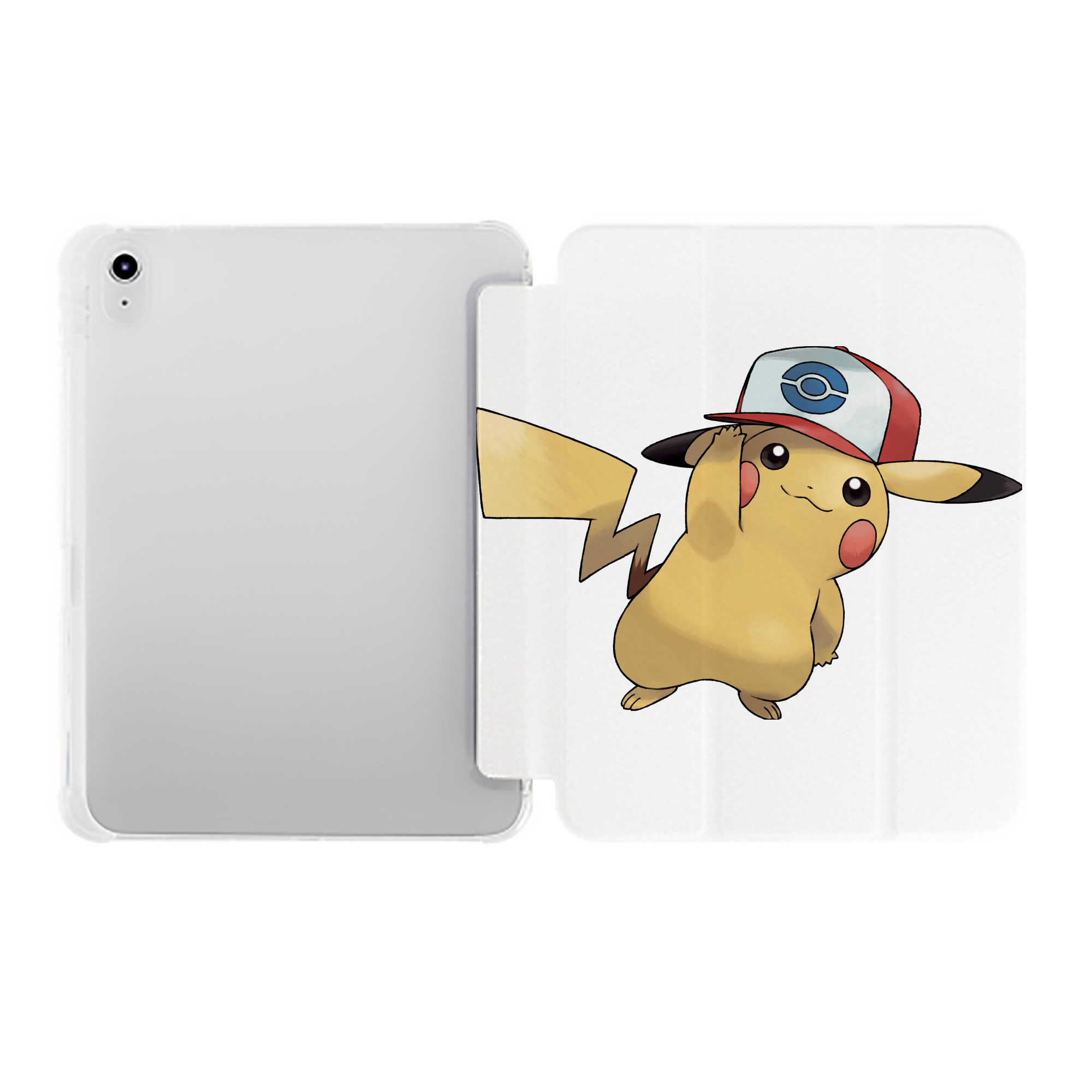 （画像用） ポケットモンスター Pokémon IPad ケース ペン収納付き 三つ折りスタンド PUレザー×シリコン 対応機種9.5/10.5/10.9インチ